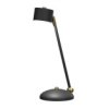 Lampka Biurkowa Arena Black/Gold 1Xgx53 Mlp7764 Milagro