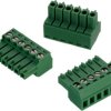 Socket header, 2 pole, pitch 3.5 mm, straight, green, 691361100002