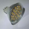 ŻARÓWKA LED MR-16 24x5050 4W 320lm BIAŁA CIEPŁA Z SZYBKĄ