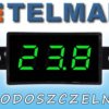 Wodoszczelny woltomierz DC 3-30V LED zielony