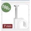 Quadrios 24CA420 Cable clips White Bundle Ø range 4-7 mm 100 pcs
