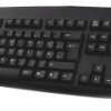 Klawiatura przewodowa, kolor: Czarny, PS/2, USB, QWERTZ, Ceratech