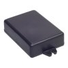 Obudowa z mocowaniem 84 × 59 × 23 mm z ABS, czarna, z uchem montażowym, Z23U KRADEX