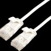 21440979 Cat.6a slim patch cable, UTP, white, 0.3m