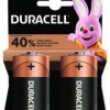 OUTLET bateria alkaliczna Duracell LR20 D (blister) - 2 sztuki