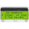 DISPLAY VISIONS EADOGM163E-A Dot Matrix Display 3-line monochrome 65x14mm