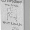 Finder Moduł plug-in element RC 99.02.0.230.09 N/A Pasuje do przekaźników modelu: Finder 90.03, Finder 60.13.8.230.0040
