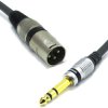 KABEL WTYK XLR JACK 6,3 STEREO 1m VITALCO MK36