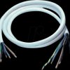 45506 Cooker connection cable H05VV-F, 5 x 2.5 mm, 3.0 m, white