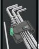 Wera 950 PKL/9 SM N SB wewnętrzny sześciokąt Zestaw kluczy trzpieniowych 1.5 mm, 2 mm, 2.5 mm, 3 mm, 4 mm, 5 mm, 6 mm, 8