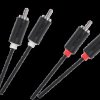 Kabel 2RCA(cinch)-2RCA(cinch) 1,8m; Cabletech