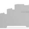 End/Intermediate plate for terminal block, 2000-5491