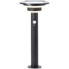 Brilliant G40406/06 Garvina Solar Path Light 3W Warm White Black 45cm