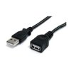StarTech.com USBEXTAA6BK 6 ft Black USB 2.0 Extension Cable A To A - M/F