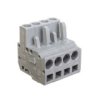 Gniazdo MCS-MIDI Classic kątowe 4-biegunowe szare raster 5mm 232-204/026-000...