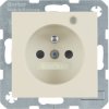 Gniazdo pojedyncze z/u LED z podwyższoną ochroną styków kremowy połysk S.1 6765098982