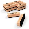Show-me Large Wooden Handled Board Erasers - Pack of 12