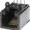 złącze żeńskie do wbudowania poziomego RJ12 econ connect MEB6/6PL 1 szt.