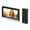 ALERTO, zestaw wideodomofonowy jednorodzinny, 4-żyłowy, 7, dotykowy panel, czarny,OR-VID-MD-1084/B