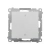 Łącznik dwubiegunowy, 10AX, aluminium mat TW2.01/143