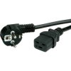 Value 19.99.1553 Power Cable Black 3m IEC320 C19 Socket with Plug