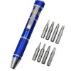 Pen-type 8-in-1 Screwdriver - Various Bits