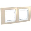 UNICA PLUS Ramka 2 podwójna pozioma róż piaskowy MGU6.004.867 SCHNEIDER ELECTRIC