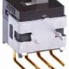 Slide switch, On-On, 2 pole, angled, 0.4 VA/28 V AC/DC, AS22AH