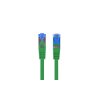 Patchcord - przewód sieciowy Ethernet 10m kat.6A S/FTP, zielony, Lanberg