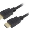 Kabel HDMI, wtyk z obu stron, PVC, czarny, 30AWG, materiał wykonania żyły: Cu, dł. przewodu: 1m CC-HDMI4-1M