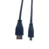 Official Raspberry Pi micro-HDMI to Standard-Male Cable, 1mtr Black