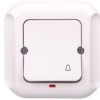 Topaz Przycisk Zwierny /Dzwonek/ Z Podświetleniem Biały Wp-7T/S