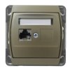 GAZELA Gniazdo komputerowe kat.5e FOREX satyna GPK-1J/F/m/16/16 OSPEL
