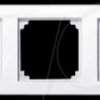 478325 M-SMART frame - 3-gang, active white, glossy