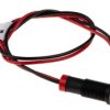 Lampka kontrolna do montażu panelowego 2V dc, czerwona 6mm LED Wyprowadzenia RS PRO