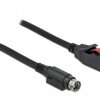 Delock Kabel zasilania Wtyczka zasilania USB 24V, Wtyczka Hosiden Mini-DIN 3pin 4.00 m czarny 85948