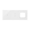 Simon Touch ramki Panel dotykowy S54 Touch, 3 moduły, 1 pole dotykowe + 2 pola dotykowe pionowe + 1 otwór na osprzęt S54, biała
