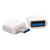 Adapter - Przejściówka - USB na USB typ C - biały- OTG