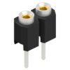 Socket header, 2 pole, pitch 2.54 mm, straight, MK 01 2 Z