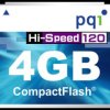 Karta pamięci PQI CF 4GB 120x - rozpakowana