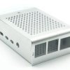 Aluminiowa obudowa do Raspberry Pi 4 srebrna