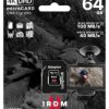 Karta pamięci microSD (microSDXC) GOODRAM 64GB IRDM M3AA V30 U3 + adapter SD
