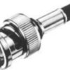 BNC plug 50 Ω, RG-58, RG-58A, RG-58B, RG-58C, crimp connection, straight, 2-331350-1