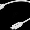 136-71 Sync and charging cable, USB-C > Lightning, 0.2 m