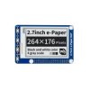 Moduł e-Paper HAT E-Ink 2,7" 264x176 do Raspberry Pi - Waveshare 13354