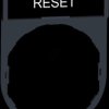 ZBY2322 Legend holder 30x40 mm, for Ø 22-mm devices, with RESET sign