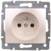 DOMO Gniazdo pojedyncze ochrona styków śrubowe 16A 250V perłowy biały 011250130 24971