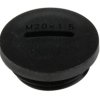 Zaślepka do dławnic kablowych M20 Nylon 66 Czarny RS PRO średnica otworu 19.9mm Gwintowany