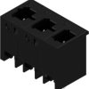 Pin header, 3 pole, pitch 7.5 mm, straight, black, 8000078315