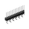 Fischer SLV W 1 SMD 048 20 G Slim Male Header 1x20 Horizontal 1.27 Au 4.8mm Pins
